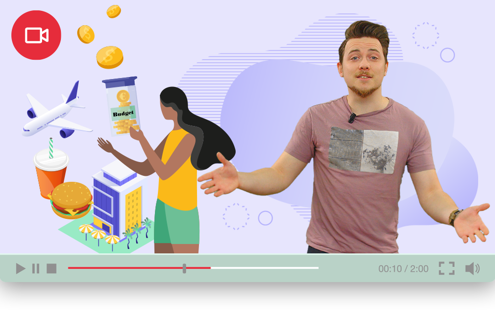 Vorschaubild für das Lernmodul Reisebudget im Lernpfad Urlaub mit Freunden